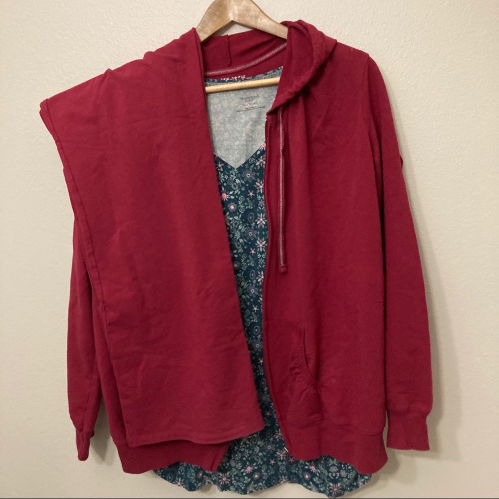 Hoodie pants shirt set motherhood maternity xl